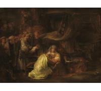 RZHRHJES Quadro su Tela Murale Tela Nordico Pittura la Circoncisione di Rembrandt Van Rijn per L'arredamento Della Camera da Letto 60x90cm
