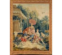 RZHRHJES Quadro su Tela Murale Tela Nordico Pittura la Collation From a of the Italian Village Scenes di François Boucher per L'arredamento Della Camera da Letto 60x90cm