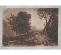 RZHRHJES Quadro su Tela Murale Tela Nordico Pittura La solitudine di Mallord William Turner per L'arredamento Della Camera da Letto 60x90cm