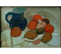 RZHRHJES Quadro su Tela Murale Tela Nordico Pittura Natura morta con brocca macchiata Ii di Paula Modersohn Becker per L'arredamento Della Camera da Letto 60x90cm