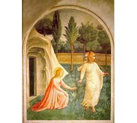 RZHRHJES Quadro su Tela Murale Tela Nordico Pittura Noli Me Tangere Affresco del Beato Angelico del Beato Angelico per L'arredamento Della Camera da Letto 60x90cm