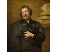 RZHRHJES Quadro su Tela Murale Tela Nordico Pittura Ritratto di Karel Van Mallery di Anthony Van Dyck per L'arredamento Della Camera da Letto 60x90cm