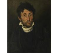 RZHRHJES Quadro su Tela Murale Tela Nordico Pittura Ritratto di un cleptomane - Theodore Gericault per L'arredamento Della Camera da Letto 60x90cm