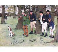 RZHRHJES Tela Immagini Stampe Immagine Benedici la mia anima disse Mr Winkle Dichiaro di aver dimenticato il berretto di Cecil Charles Windsor Aldin per Decorazioni per la Casa 60x90cm