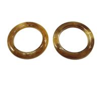 RZJHP Interno 25-50mm 10 pz Stampa Leopardo Rotonda Resina Fibbia della Cintura Sciarpa di Seta Anello Clip Fibbia in Vita T Shirt fermacravatta per Fai da Te Cappotto Borsa Cinghia