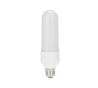 RZL Illuminazione, 5 pz, LED Lampadine a Fuoco Effetto Fiamma AC85-265V E27/E26/B22 2835SMD 5 W Luci Creative Emulazione Sfarfallio Lampada Decor Vintage(Verde,E27 5W)
