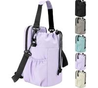 RZMAYIS Borsa porta bottiglia d'acqua, Viola, Stile 1