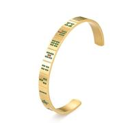 RZRPYFMM Bracciale Con Polsino Creativo Mahjong Gotico, Bracciale Con Apertura A Trasferimento Mahjong Per Il Tempo Libero E Intrattenimento Alla Moda Per Uomo E Donna,Gold b