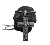 RZRPYFMM Christian Good Friday Cross Pure Tin Ciondolo Accessori Per Gioielli Hip Hop Punk Religiosi Da Uomo Amuleto