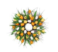 RZRPYFMM Ghirlanda di Primavera per La Porta D'ingresso, Ghirlanda Artificiale Finta Decorazione per La Casa Ghirlande di Porte,Light Yellow