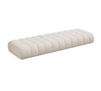 RZYW Cuscino per Panca 5,5 cm Spesso, Cuscini per Panca da Interno, Cuscino Seduta Sfoderabile Lavabile Antiscivolo, per Finestra Terrazza Patio Balcone Panchina da Giardino,Beige,30X80CM