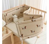 RZYW Sponda Letto per Bambini Paraurti COT Morbida e Traspirante Air Mesh Paracolpi Sponda Sponde Anticaduta Traspirante Cuscino Paracolpis,P1,240X30cm