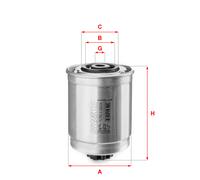 S 0319 NC SOFIMA Filtro carburante per FORD,LDV