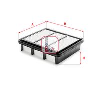 S 0622 A SOFIMA Filtro aria per HYUNDAI,KIA