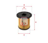 S 0914 NC SOFIMA Filtro carburante per DACIA,RENAULT