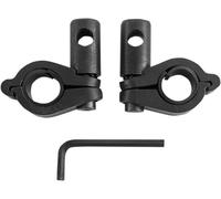 S-1-C CLAMPS WINDSHIELD ADAPTERS 1" - BLACK XV 1600 AT ROAD STAR SILVERADO 1999