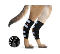 (S) 1 Pair Dog Rear Leg Brace Canine Rear Hock Joint Support With Safety Reflective Straps For Joint Injury Sprain Protection/YY