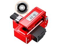 S-10 Fiber Cleaver Hot Melt Cold Weld Fiber Cable Cutter Auto Blade Return Fiber Cutting Tool+Lama A