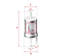 S 1845 B SOFIMA Filtro carburante per SKODA,VW