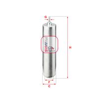 S 1852 B SOFIMA Filtro carburante per ALPINA,BMW