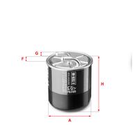 S 2320 NR SOFIMA Filtro carburante per CHRYSLER,MERCEDES-BENZ,MITSUBISHI,SMART
