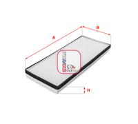 S 3013 C SOFIMA Filtro, Aria abitacolo per ,AUDI,VW