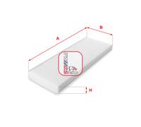 S 3014 C SOFIMA Filtro, Aria abitacolo per OPEL,VAUXHALL