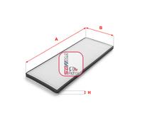 S 3015 C SOFIMA Filtro, Aria abitacolo per CHEVROLET,OPEL,VAUXHALL