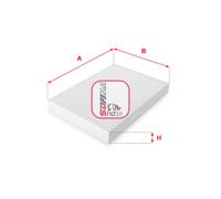 S 3032 C SOFIMA Filtro, Aria abitacolo per AUDI,SEAT