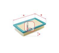 S 3088 A SOFIMA Filtro aria per DAIHATSU,PIAGGIO