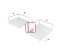 S 3143 C SOFIMA Filtro, Aria abitacolo per CITROËN,DS,GAZ, KHODRO,PEUGEOT