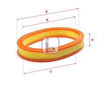 S 3230 A SOFIMA Filtro aria per FORD