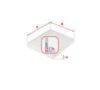 S 3243 C SOFIMA Filtro, Aria abitacolo per BMW