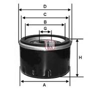 S 3278 R SOFIMA Filtro olio per BUICK,CHEVROLET,OLDSMOBILE,OPEL,PONTIAC,VAUXHALL