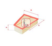 S 3331 A SOFIMA Filtro aria per FORD,VOLVO