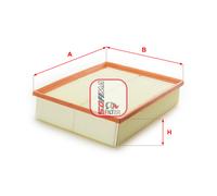 S 3509 A SOFIMA Filtro aria per AUDI,SEAT,SKODA,VW