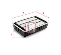 S 3533 A SOFIMA Filtro aria per CITROËN,MITSUBISHI,PEUGEOT