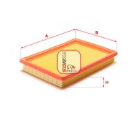 S 3576 A SOFIMA Filtro aria per NISSAN