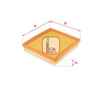 S 3648 A SOFIMA Filtro aria per CITROËN,DS,OPEL,PEUGEOT,TOYOTA,VAUXHALL