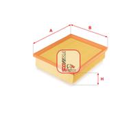 S 3664 A SOFIMA Filtro aria per FIAT,NISSAN,OPEL,RENAULT,VAUXHALL