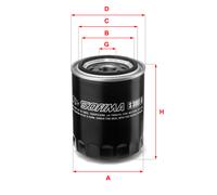 S 3801 R SOFIMA Filtro olio per FORD,INFINITI,NISSAN