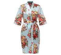 S-3XL Donna Floreale Rayon Yukata Stile Giapponese Kimono Bagno E Pigiama Tunica