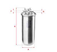 S 4001 NR SOFIMA Filtro carburante per AUDI