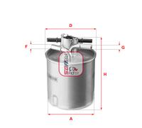 FILTRO CARBURANTE KOLEOS 1,5-2,0 DCI '07NISSAN QASHQAI 1,5 DCI