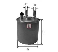 S 4073 NR SOFIMA Filtro carburante per ,RENAULT
