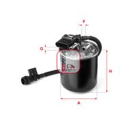 S 4149 NR SOFIMA Filtro carburante per ,MERCEDES-BENZ