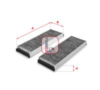 S 4153 CA SOFIMA Filtro, Aria abitacolo per AUDI,LAMBORGHINI,VW