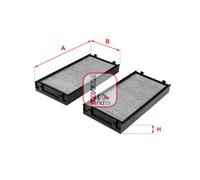 S 4243 CA SOFIMA Filtro, Aria abitacolo per BMW