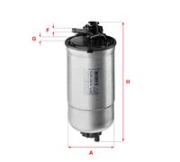 S 4428 NR SOFIMA Filtro carburante per SEAT,SKODA,VW