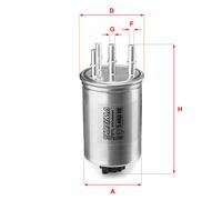 S 4459 NR SOFIMA Filtro carburante per LAND ROVER